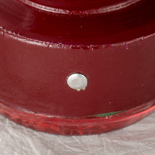 目印　この目印が印面の上を表しています。